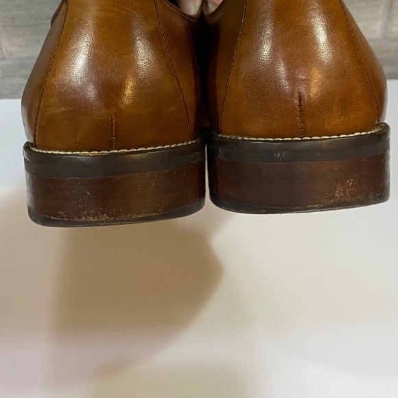 Cole Haan Mens Lenox Hill British Tan Cap Toe Lace Up Dress Oxfords Size 12 M - Picture 11 of 13